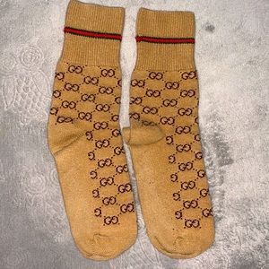 Gucci Supreme Intarsia Cotton Blend Socks